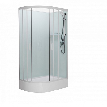 Душевая кабина Frank F412/1 R White без крыши 120x80 см, 130009 
