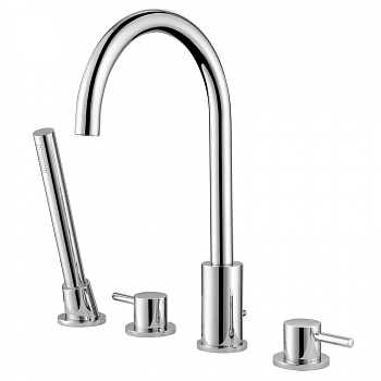 Смеситель Abber Wasser Kreis AF8113 на борт ванны, цвет хром 