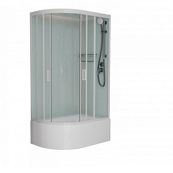 Душевая кабина Frank F412/2R М White 120x80 матовое стекло, 20038 