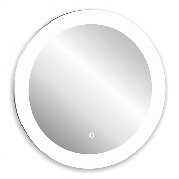 Зеркало Abber Mond AG6202SL-0.77, 77 см, с подсветкой, сенсорный выключатель, цвет белый 