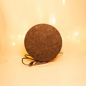 Светильник для сауны Licht-2000 "Stonelight round Solo" 195 мм теплый белый 