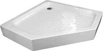 Душевой поддон Gemy ST11T 100 x 100 см, пятиугольный, белый 