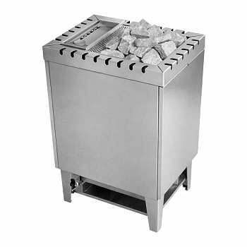 Электрическая печь Lang VapoTherm V50, 6 кВт, с парогенератором (цвет: нержавеющая сталь) 