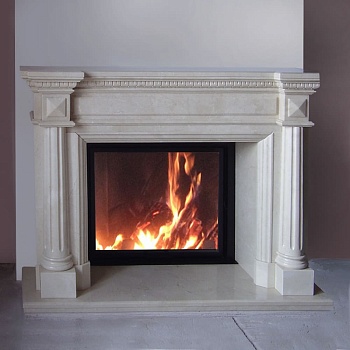 Портал из мрамора Continental Charlotte BR II White 