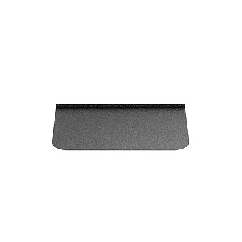 Лист предтопочный BLACK 600х400х0,5мм (R75) 