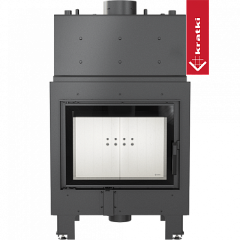Топка  c теплообменником Kratki PRO MBM/PW/10/W 