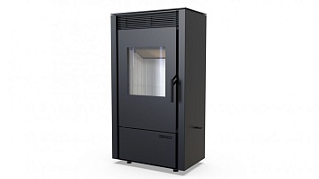 Печь DEFRO HOME VIVA 6кВт, черная сталь 