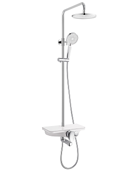 WW DP 1020 WT Душевая система. Белая. 