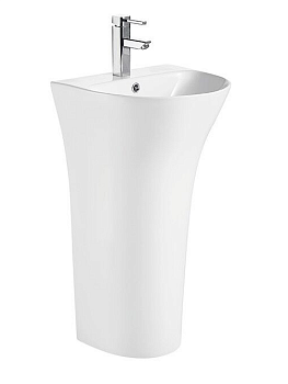 WW LEERBACH 4842 GL-WT Раковина напольная. 480х420х835 мм 