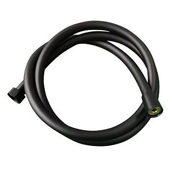 Душевой шланг Abber 150 см, ПВХ, цвет черный матовый, AF0021B 
