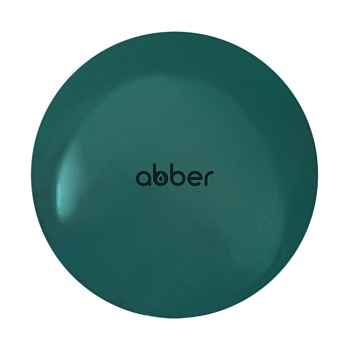 Накладка на слив для раковины ABBER AC0014MBG темно зеленая, керамика 