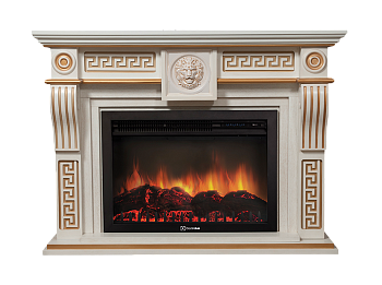 Портал Firelight Vittoriano 30 Белёный дуб с золотой патиной 
