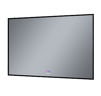 Зеркало PRAGMA-норма BLACK (1000*800*45) LED с сенсорным выключателем и подогревом 