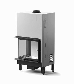 Каминная топка MCZ Plasma 75 dx угловое стекло левое 