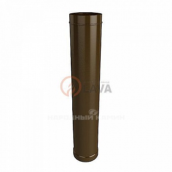 LAVA Труба-сэндвич 150/220 мм. 1 м. коричневый (8017) 
