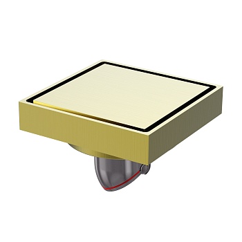 Душевой трап ABBER AE792100G золото матовое 