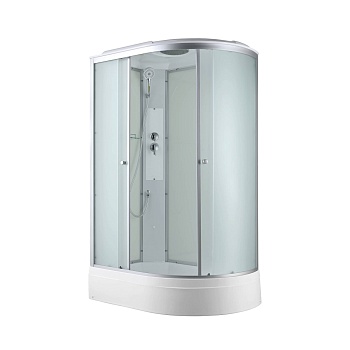 Душевая кабина AvaCan C3012L/C3012R 78319/78316, 120 x 80 см, с крышей, поддон средний, левая/правая, стекло матовое, профиль хром 