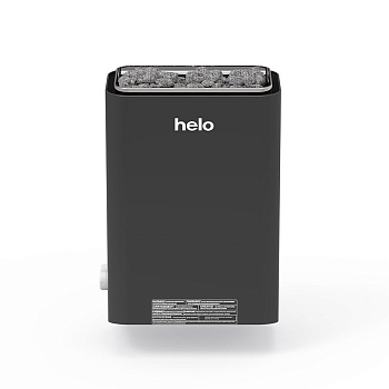 Печь для сауны Helo VIENNA 45 STS (Встроенное управление, 4,5 кВт, 3-6 м³, черный цвет, 12 кг камней) 