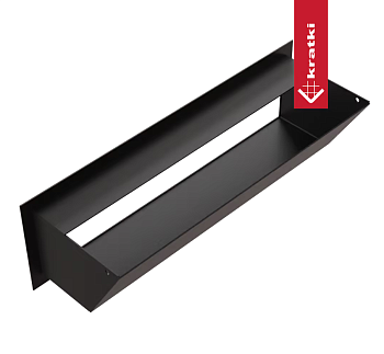 Решётка Kratki Luft 12x40 черная 