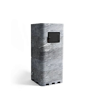Дровяная печь для бани Klover RT 20-RV 310S ( Талькомагнезит Стандарт, радиусный угол ) 