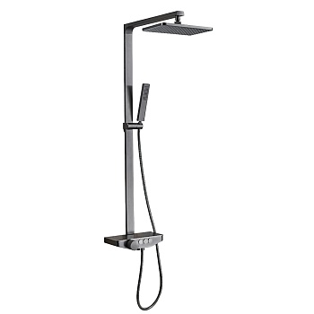 Душевая система Black&White Universe U7785GM, Gun Metal, 7785GM 