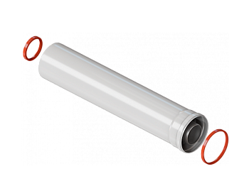 Элемент удлинительный коаксиальный Royal Thermo диам. 60/100L, 500 мм 