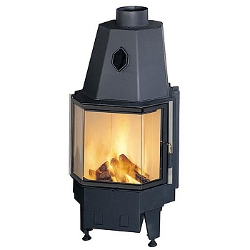Каминная топка Hark 600/45 K ECOplus черная рамка 