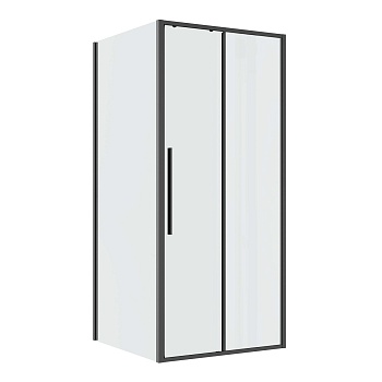 Душевое ограждение Niagara Nova NG-34-13AGR-A90GR-34 (130х90х195) прямоугольник,раздвижная,графит,стекло прозрачное,2 места 