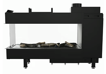 Газовая топка Kratki Pro LEO/LP/100/TUNEL/G31/37MBAR (баллонный газ) 