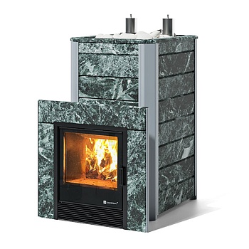 Печь Easysteam Ялта К 40/2024 в облицовке из камня 