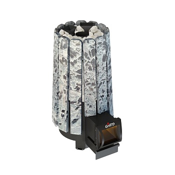 Дровяная печь для бани Grill’D Cometa Vega 240 Long Stone Pro (Серпентинит) 