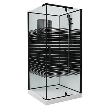 Душевая кабина Grossman Classic GR271QR (90х90х205) дверь распашная,4 места 