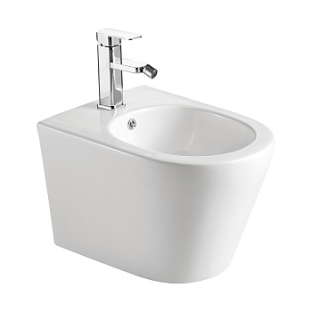 Биде Abber Bequem AC1151, подвесное, цвет белый 