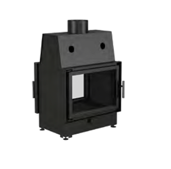 Топка ECT Double 70x51/C 13 кВт, 700/510, туннель, футеровка чугун 