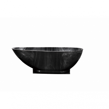 Ванна акриловая Frank F181, 12512,  180 х 85 см, цвет обсидиан 