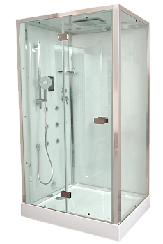 Душевая кабина Timo Premium Puro H-510L/H-510R, 90 x 120 см, левая/правая, стекло прозрачное, профиль хром 