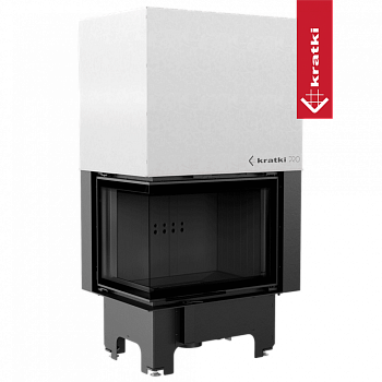 Топка Kratki PRO VNL/700/480 угловое стекло слева, гильотина 