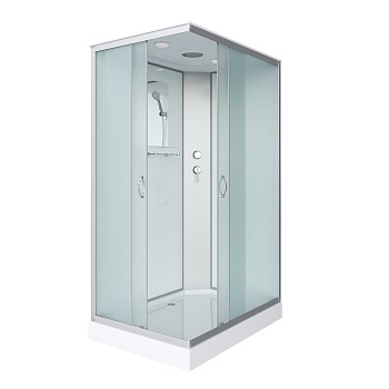 Душевая кабина Niagara Classic NG-43295-14Q (120х90х215) низкий поддон(13см),стекло матовое,3 места 