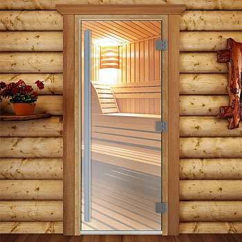 Дверь DoorWood Престиж Прозрачная, 700/1900мм 