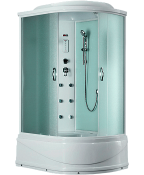 Душевая кабина Timo Eco TE-0720L/TE-0720R, 120 х 80 см, левая/правая, стекло матовое, профиль белый 