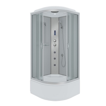 Душевая кабина Niagara Classic NG-2309-14F (100х100х215) высокий поддон(40см),стекло матовое,4 места 