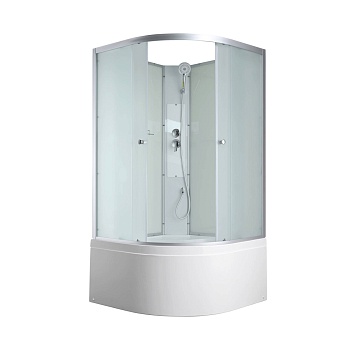 Душевая кабина AvaCan C5090N 78326, 90 x 90 см, без крыши, поддон высокий, стекло матовое, профиль хром 