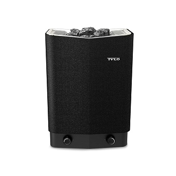 Печь для сауны TYLO Sense Sport 6 (Встроенное управление, 6,6 кВт, 4-8 м³, черный цвет, 20 кг камней) 