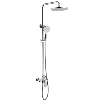 Душевая стойка ABBER Weiss Insel AF8020L без излива, хром 