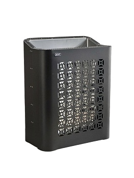 Электрическая каменка BORN® FIRE BLACK (ОГОНЬ ЧЕРНЫЙ) 45E 4,5 кВт, для сауны и бани с выносным управлением 