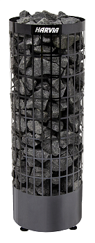 HARVIA Электрическая печь CILINDRO PC90E BLACK STEEL без пульта 