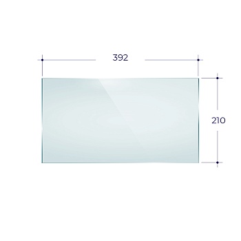 Стекло F8 (0,392*0,210) 
