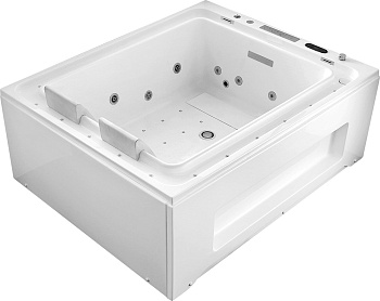 Гидромассажная акриловая ванна Gemy G9268 K, 185 х 150 х 71 см 