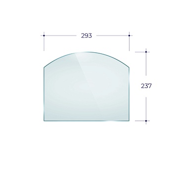 Стекло Везувий 280 (0,293*0,237) Арка 