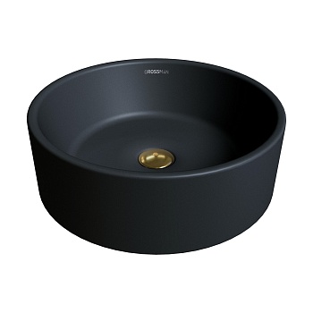 Раковина Grossman GR-3013BM (410х410х150) черная матовая,1 место 